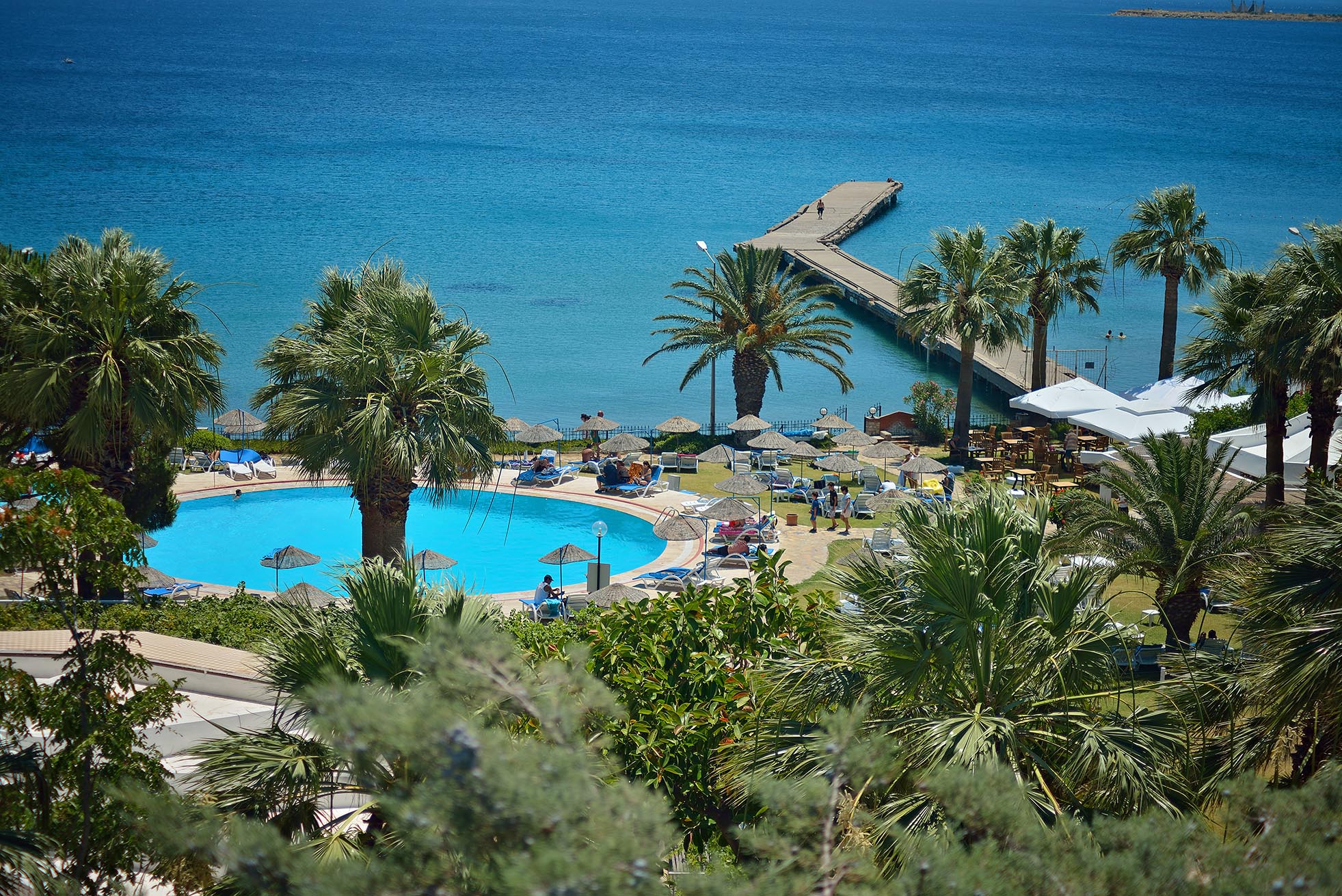 Club Datça deniz manzarası